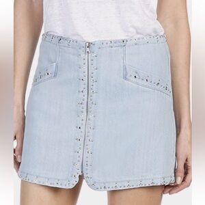 Paige Rosie HW Hattie Zip Skirt Katie Embellished Size 4 (27)